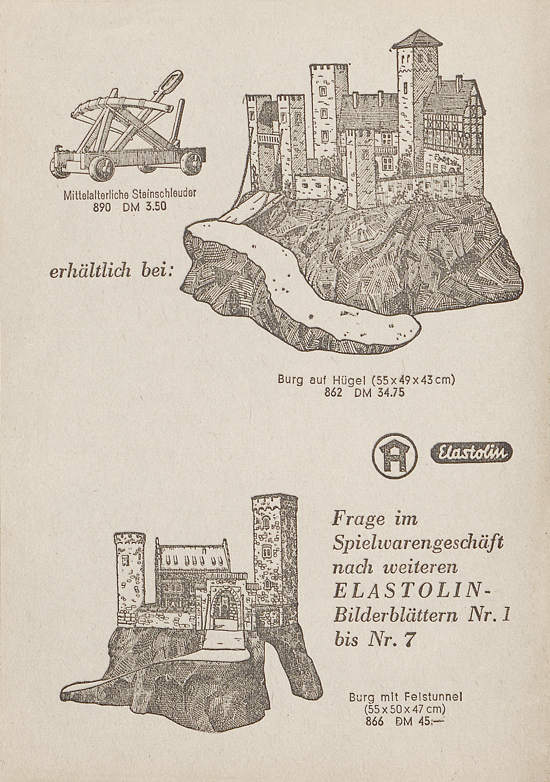 Hausser Elastolin Ritter-Serie 1950