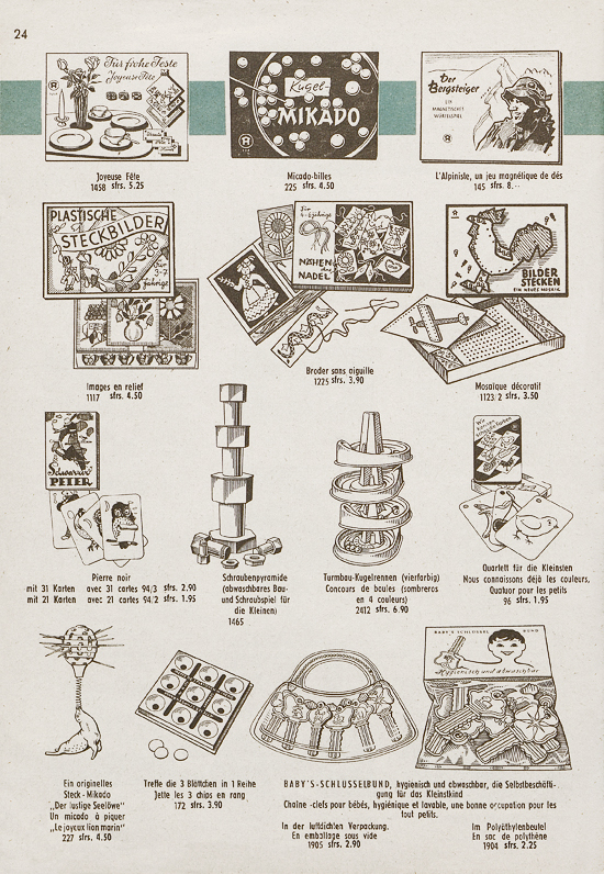 Hausser Spiele und Elastolin Figuren 1960