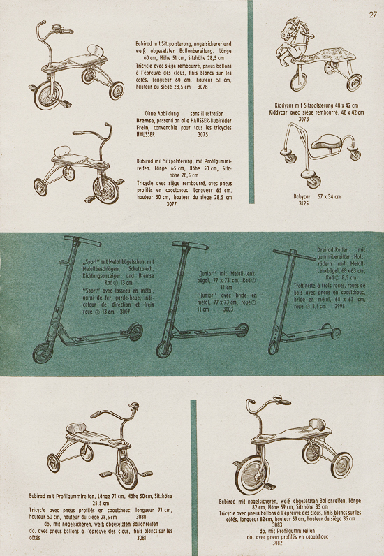 Hausser Spiele und Elastolin Figuren 1960