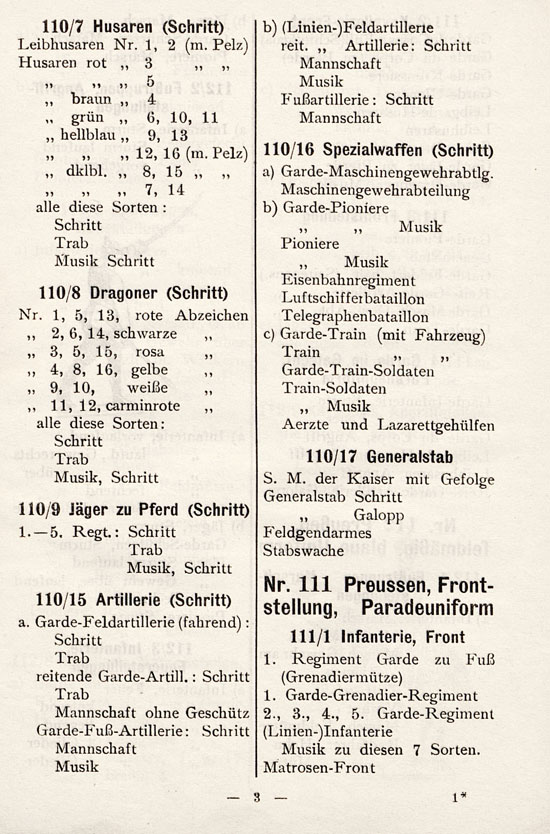 Heinrichsen Zinnfiguren Katalog 1914