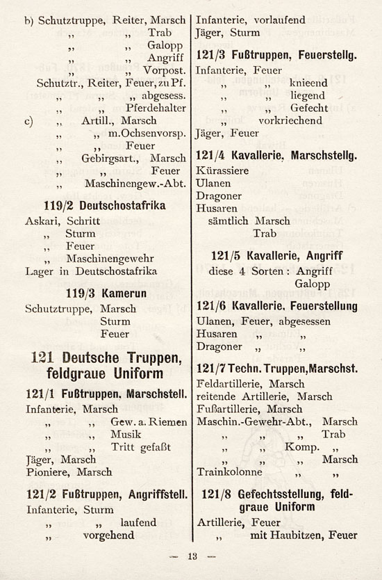 Heinrichsen Zinnfiguren Katalog 1914