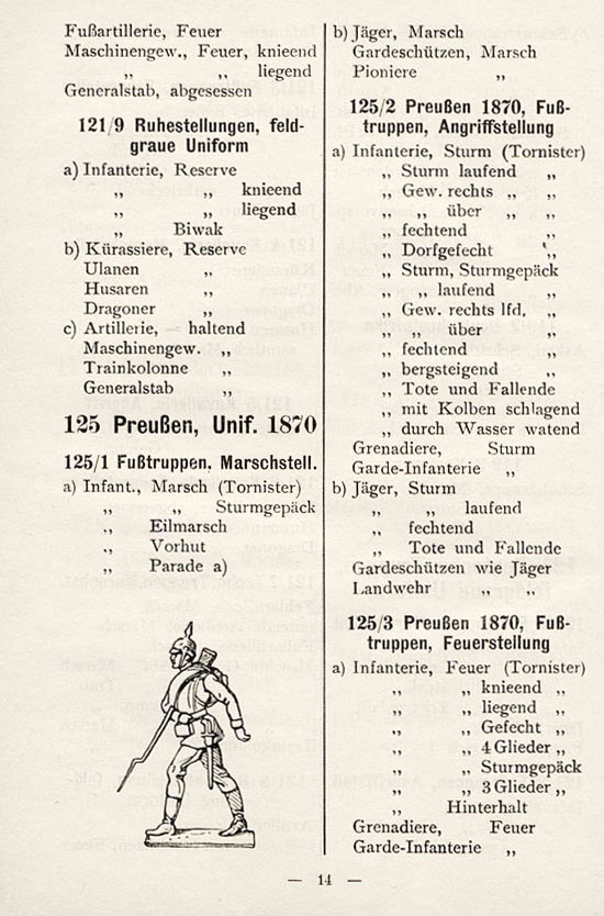 Heinrichsen Zinnfiguren Katalog 1914