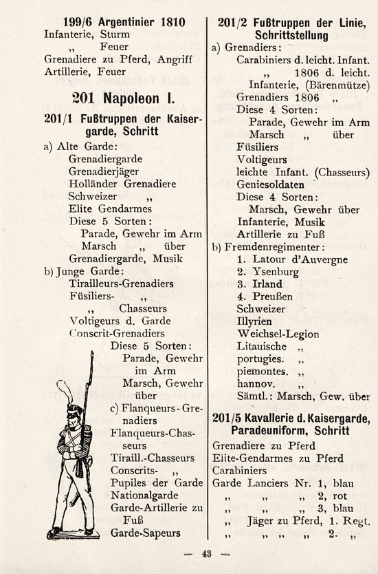 Heinrichsen Zinnfiguren Katalog 1914