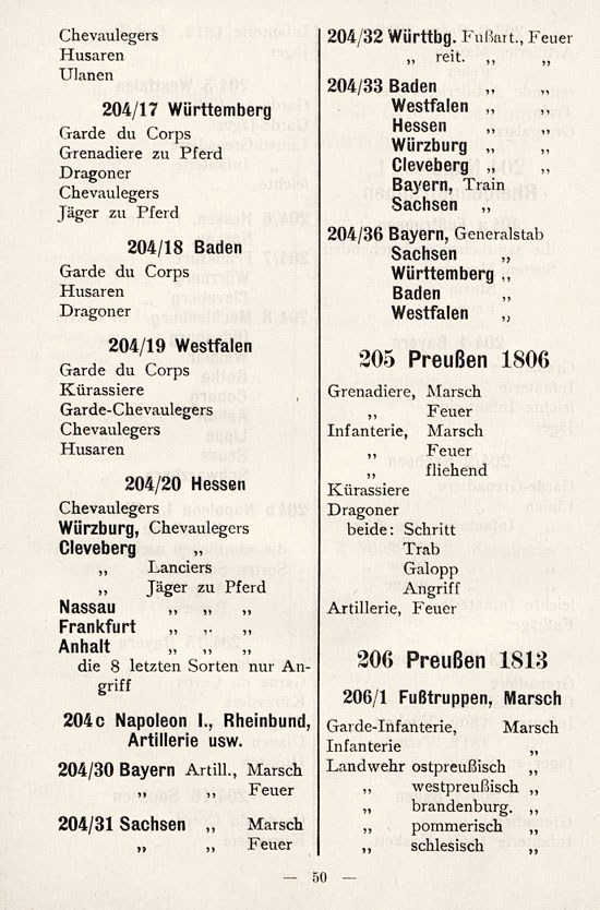 Heinrichsen Zinnfiguren Katalog 1914