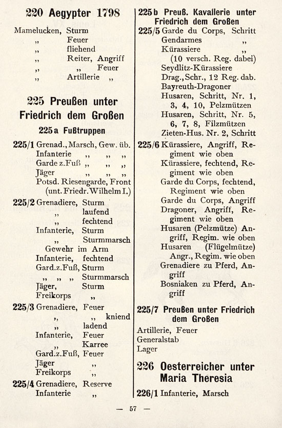 Heinrichsen Zinnfiguren Katalog 1914