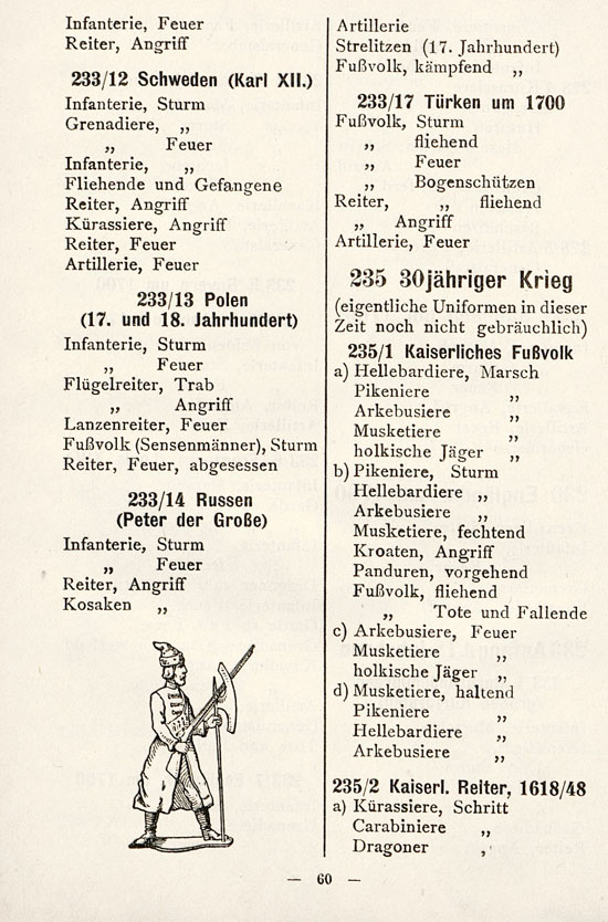 Heinrichsen Zinnfiguren Katalog 1914