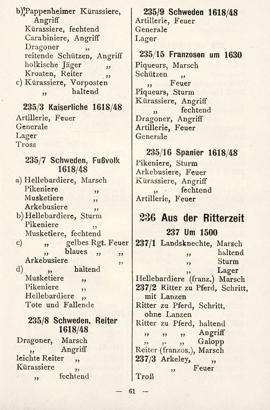 Heinrichsen Zinnfiguren Katalog 1914