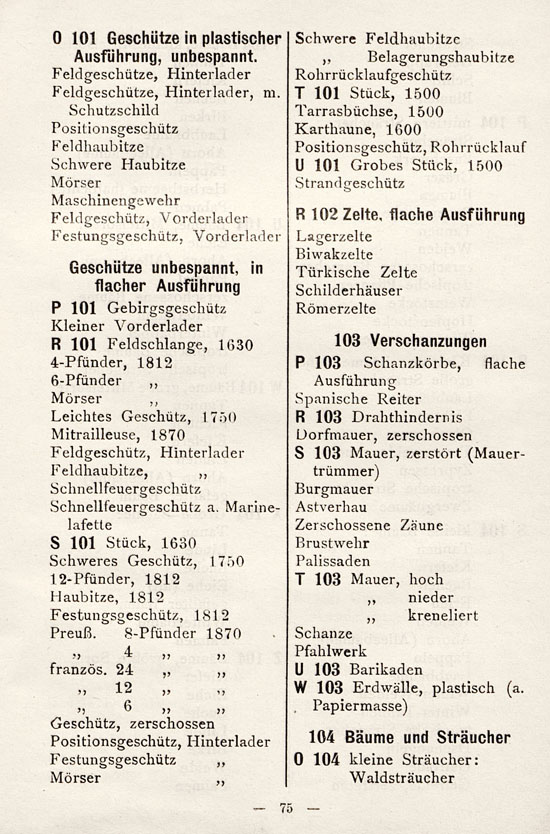 Heinrichsen Zinnfiguren Katalog 1914