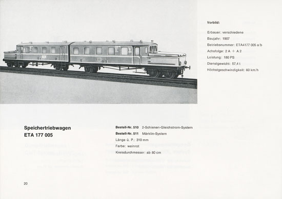 Heinzl Modellbahnen Katalog 1966