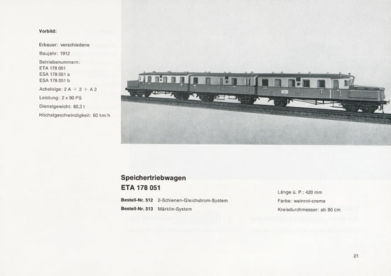 Heinzl Modellbahnen Katalog 1966