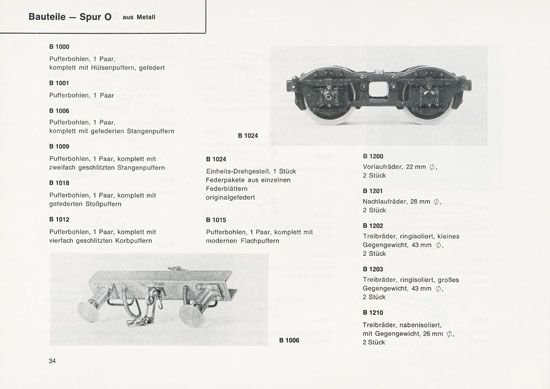 Heinzl Modellbahnen Katalog 1966