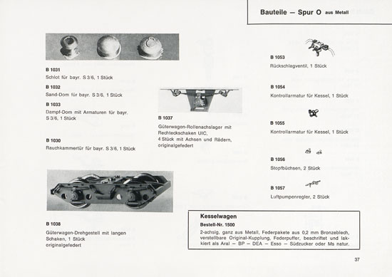 Heinzl Modellbahnen Katalog 1966