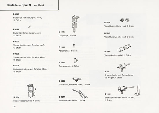 Heinzl Modellbahnen Katalog 1966