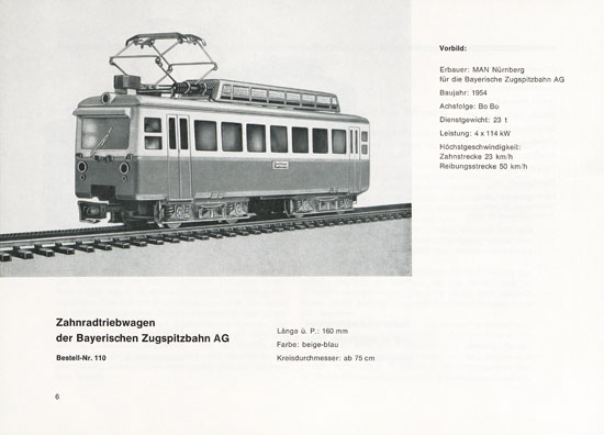 Heinzl Modellbahnen Katalog 1968