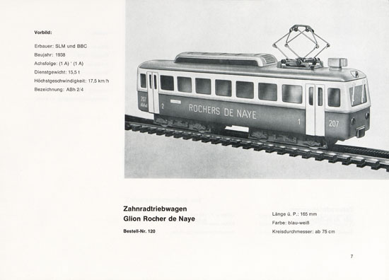 Heinzl Modellbahnen Katalog 1968