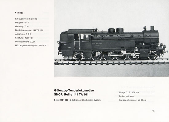 Heinzl Modellbahnen Katalog 1968