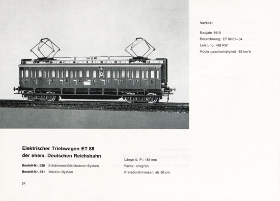 Heinzl Modellbahnen Katalog 1968