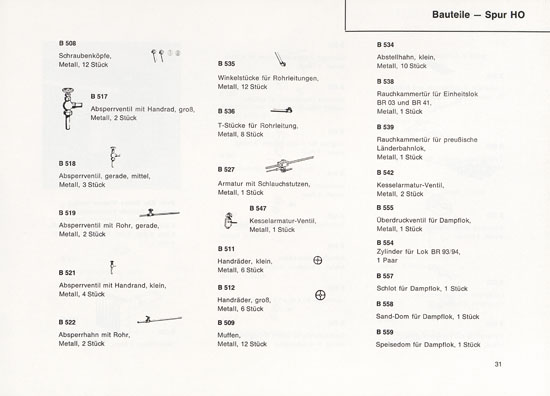 Heinzl Modellbahnen Katalog 1968