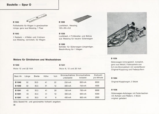 Heinzl Modellbahnen Katalog 1968