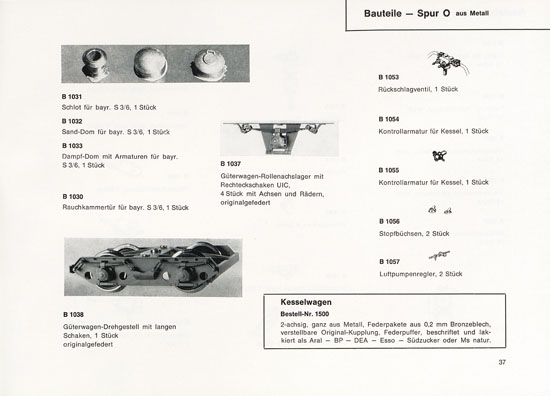 Heinzl Modellbahnen Katalog 1968