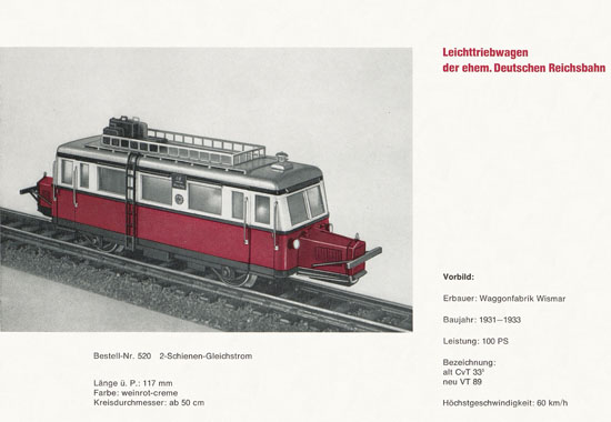 Heinzl Modellbahnen Katalog 1967