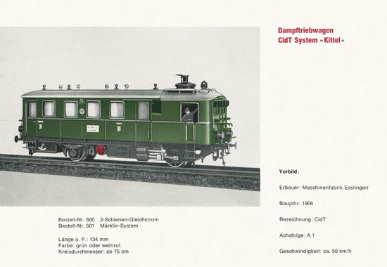 Heinzl Modellbahnen Katalog 1967