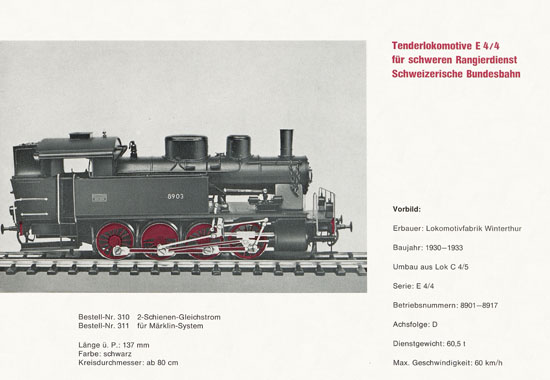 Heinzl Modellbahnen Katalog 1967