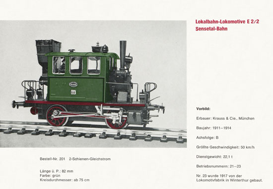 Heinzl Modellbahnen Katalog 1967