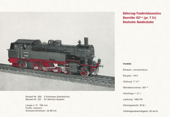 Heinzl Modellbahnen Katalog 1967