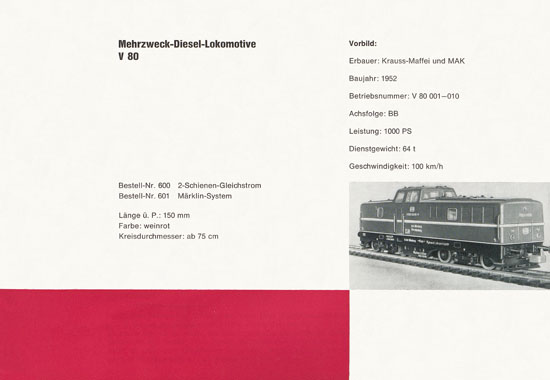 Heinzl Modellbahnen Katalog 1967