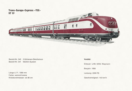 Heinzl Modellbahnen Katalog 1967