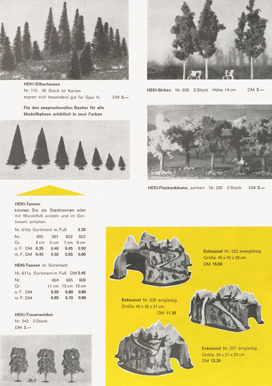 HEKI Katalog 1967