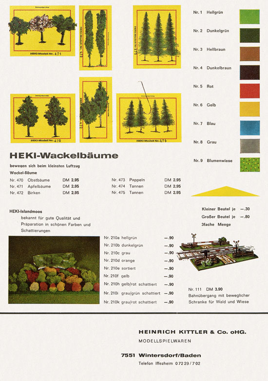 HEKI Katalog 1967