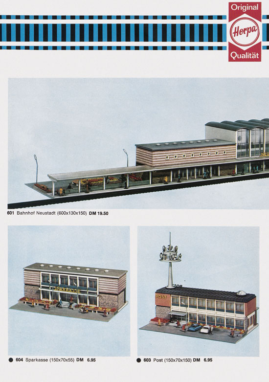 Herrpa Modelle für den Landschaftsbau 1969-1970