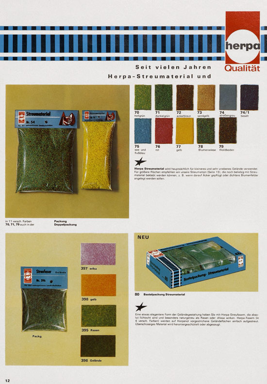 Herpa Hauptkatalog 1970-1971