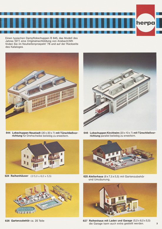 Herpa Hauptkatalog 1978