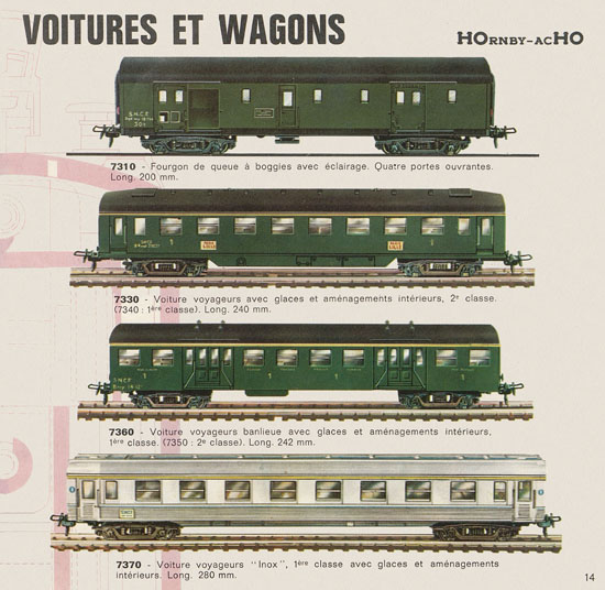 Hornby-AcH0 catalogue 1965-1966