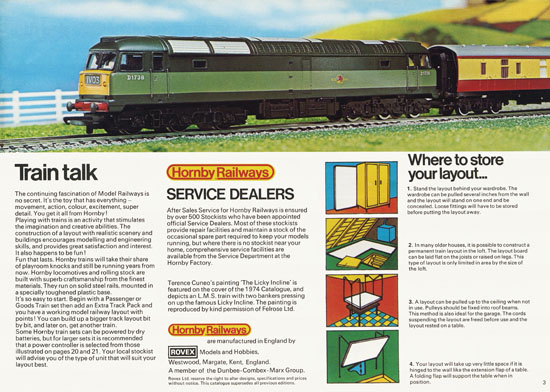 Hornby Railways catalogue 1974-1975