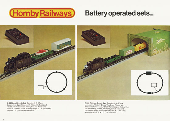 Hornby Railways catalogue 1974-1975