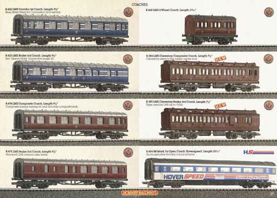 Hornby Railways catalogue 1987