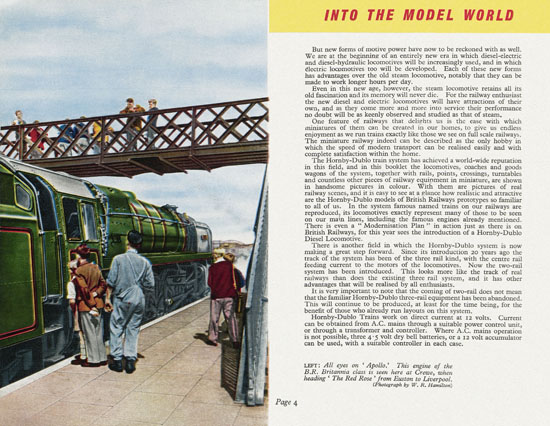 Hornby Book of Trains catalogue 1959