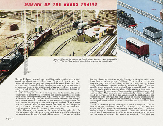 Hornby Book of Trains catalogue 1959