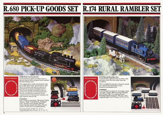 Hornby 00 Scale Model catalogue 1977