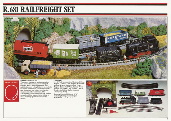 Hornby 00 Scale Model catalogue 1977