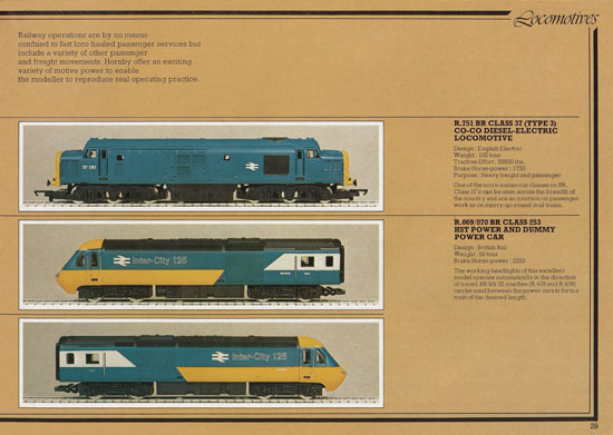 Hornby Railways 00 catalogue 1979