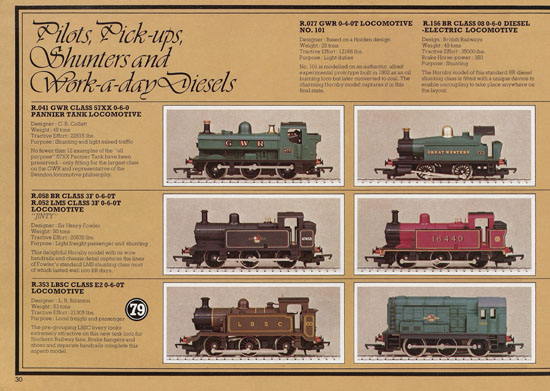 Hornby Railways 00 catalogue 1979