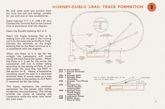 Hornby Dublo Handbook 2-Rail Track 1962