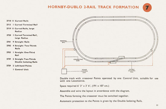 Hornby Dublo Handbook 2-Rail Track 1962