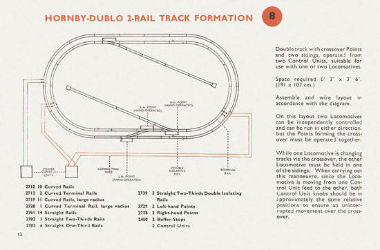 Hornby Dublo Handbook 2-Rail Track 1962