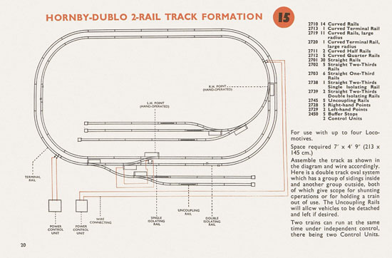 Hornby Dublo Handbook 2-Rail Track 1962